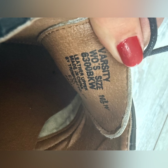 Leather School Issue saddle shoes.  1950s costume.  Grease musical. Like new - Picture 9 of 9